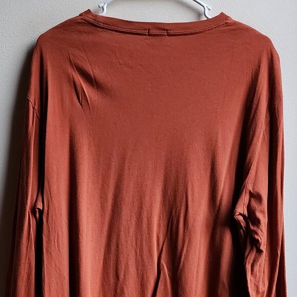 J. Crew Orange Lake George Long Sleeve Jersey Size Large - Picture 14 of 15